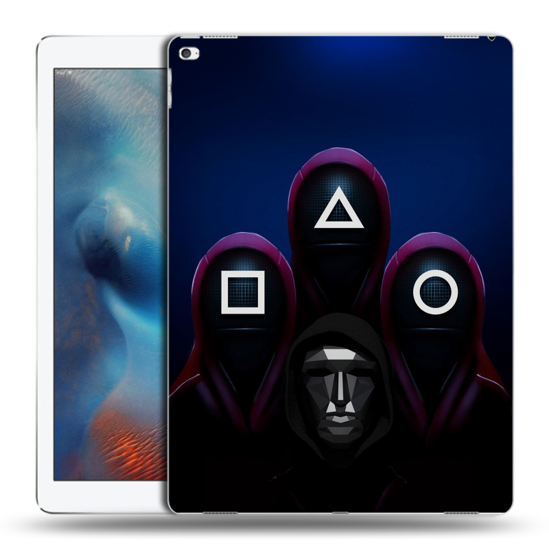 Пластиковый чехол на Ipad Pro с принтом Игра Кальмара Пластиковый чехол на Ipad Pro с принтом Игра Кальмара