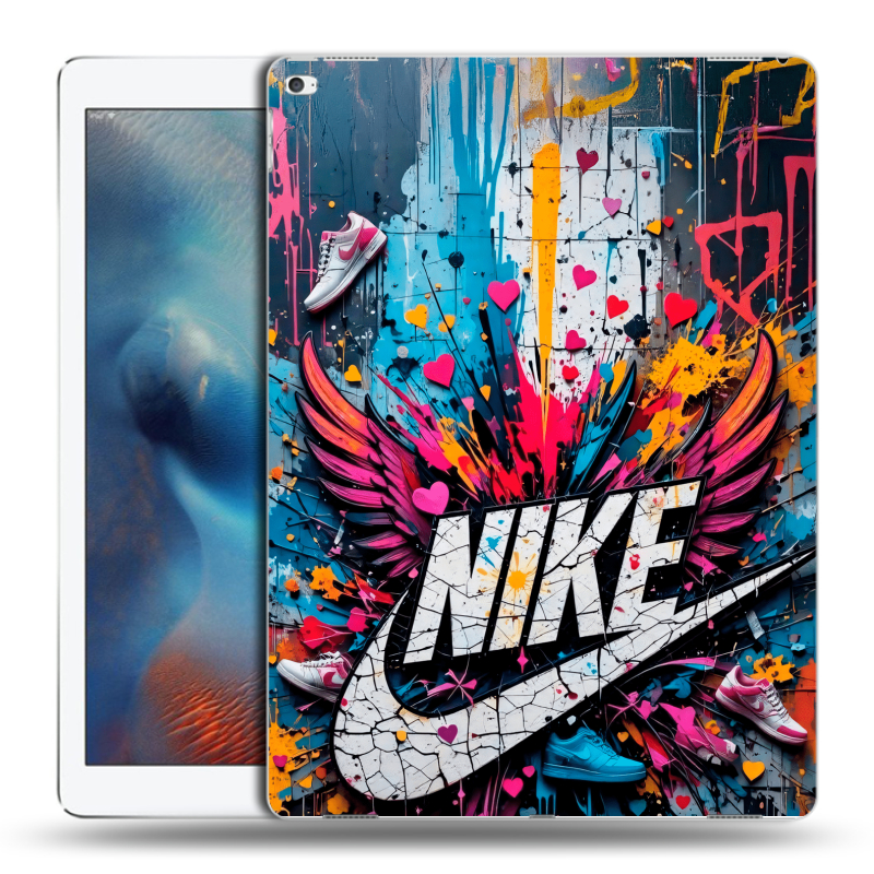 Пластиковый чехол на Ipad Pro с принтом Nike Найк Пластиковый чехол на Ipad Pro с принтом Nike Найк
