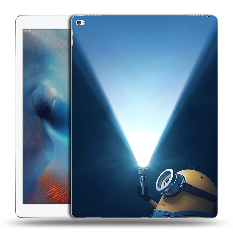 Пластиковый чехол на Ipad Pro с принтом Миньоны Пластиковый чехол на Ipad Pro с принтом Миньоны