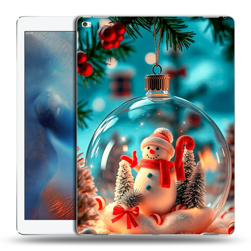 Силиконовый чехол на Ipad Pro с принтом Новый год Силиконовый чехол на Ipad Pro с принтом Новый год