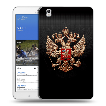 Силиконовый чехол на планшета Samsung Galaxy Tab Pro 8.4 с принтом Герб России