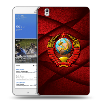 Силиконовый чехол на планшета Samsung Galaxy Tab Pro 8.4 с принтом Герб СССР