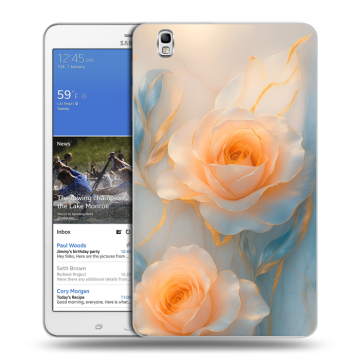 Силиконовый чехол на планшета Samsung Galaxy Tab Pro 8.4 с принтом Женский