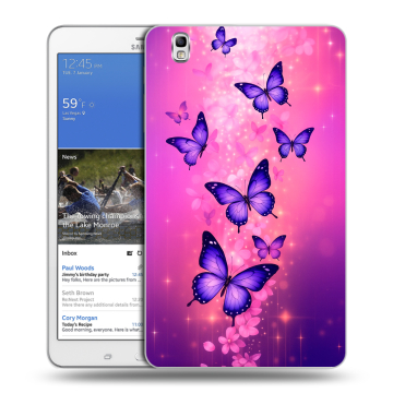 Силиконовый чехол на Samsung Galaxy Tab Pro 8.4 с принтом Бабочки Силиконовый чехол на Samsung Galaxy Tab Pro 8.4 с принтом Бабочки