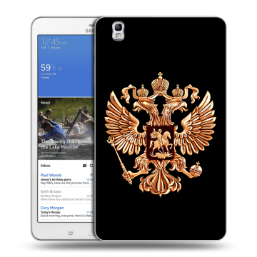 Силиконовый чехол на Samsung Galaxy Tab Pro 8.4 с принтом Герб России золотой