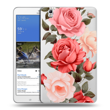 Силиконовый чехол на Samsung Galaxy Tab Pro 8.4 с принтом Розы Силиконовый чехол на Samsung Galaxy Tab Pro 8.4 с принтом Розы