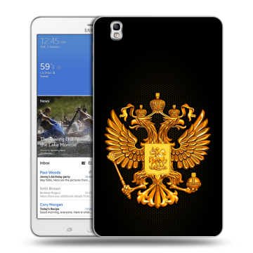 Силиконовый чехол на Samsung Galaxy Tab Pro 8.4 с принтом Герб России желтый Силиконовый чехол на Samsung Galaxy Tab Pro 8.4 с принтом Герб России желтый