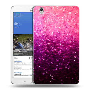 Силиконовый чехол на Samsung Galaxy Tab Pro 8.4 с принтом Блестки