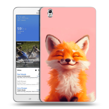 Силиконовый чехол на Samsung Galaxy Tab Pro 8.4 с принтом милая лиса Силиконовый чехол на Samsung Galaxy Tab Pro 8.4 с принтом милая лиса