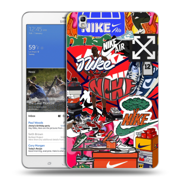 Силиконовый чехол на Samsung Galaxy Tab Pro 8.4 с принтом Найк Nike яркий Силиконовый чехол на Samsung Galaxy Tab Pro 8.4 с принтом Найк Nike яркий