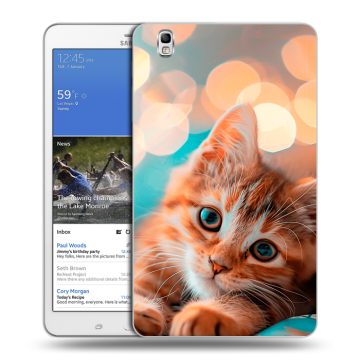 Силиконовый чехол на Samsung Galaxy Tab Pro 8.4 с принтом котик Силиконовый чехол на Samsung Galaxy Tab Pro 8.4 с принтом котик