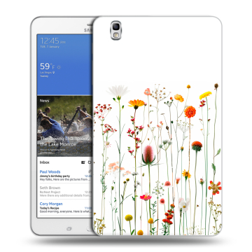 Силиконовый чехол на Samsung Galaxy Tab Pro 8.4 с принтом цветы Силиконовый чехол на Samsung Galaxy Tab Pro 8.4 с принтом цветы