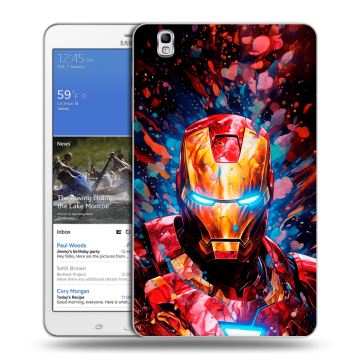 Силиконовый чехол на Samsung Galaxy Tab Pro 8.4 с принтом Железный человек Ironman Силиконовый чехол на Samsung Galaxy Tab Pro 8.4 с принтом Железный человек Ironman