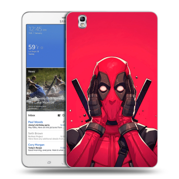 Силиконовый чехол на Samsung Galaxy Tab Pro 8.4 с принтом Дедпул Deadpool