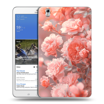 Силиконовый чехол на Samsung Galaxy Tab Pro 8.4 с принтом Розы цветы Силиконовый чехол на Samsung Galaxy Tab Pro 8.4 с принтом Розы цветы