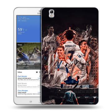 Силиконовый чехол на Samsung Galaxy Tab Pro 8.4 с принтом Реал Роналдо Real Ronaldo Силиконовый чехол на Samsung Galaxy Tab Pro 8.4 с принтом Реал Роналдо Real Ronaldo