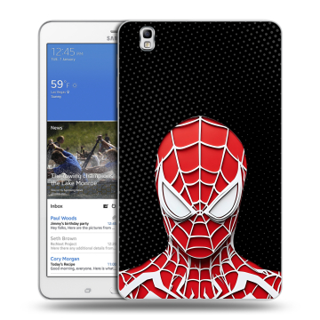 Силиконовый чехол на Samsung Galaxy Tab Pro 8.4 с принтом человек паук spiderman