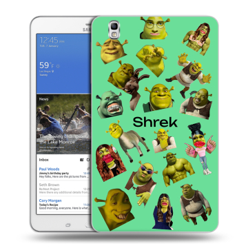 Силиконовый чехол на Samsung Galaxy Tab Pro 8.4 с принтом Шрек Shrek