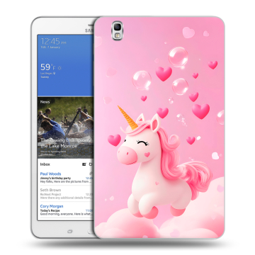 Силиконовый чехол на Samsung Galaxy Tab Pro 8.4 с принтом Единорог Силиконовый чехол на Samsung Galaxy Tab Pro 8.4 с принтом Единорог