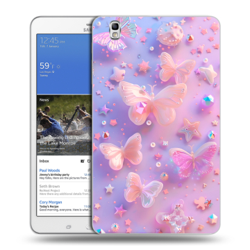 Силиконовый чехол на Samsung Galaxy Tab Pro 8.4 с принтом Бабочки Силиконовый чехол на Samsung Galaxy Tab Pro 8.4 с принтом Бабочки