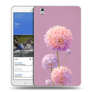 Силиконовый чехол на Samsung Galaxy Tab Pro 8.4 с принтом Цветы