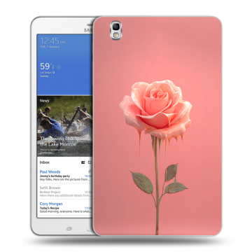 Силиконовый чехол на Samsung Galaxy Tab Pro 8.4 с принтом Розовая роза