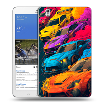 Силиконовый чехол на Samsung Galaxy Tab Pro 8.4 с принтом Тачки