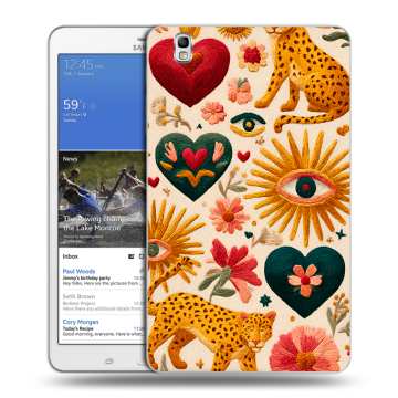 Силиконовый чехол на Samsung Galaxy Tab Pro 8.4 с принтом Модный принт