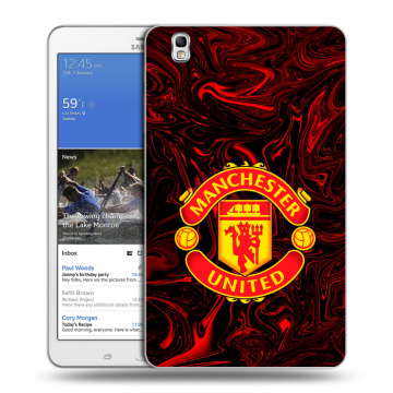 Силиконовый чехол на Samsung Galaxy Tab Pro 8.4 с принтом Manchester United