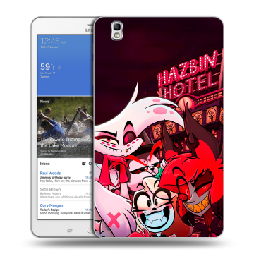 Силиконовый чехол на Samsung Galaxy Tab Pro 8.4 с принтом Hazbin Hotel Отель Хазбин Силиконовый чехол на Samsung Galaxy Tab Pro 8.4 с принтом Hazbin Hotel Отель Хазбин