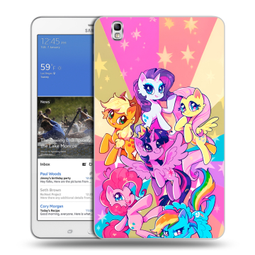 Силиконовый чехол на Samsung Galaxy Tab Pro 8.4 с принтом My little pony Дружба чудо Силиконовый чехол на Samsung Galaxy Tab Pro 8.4 с принтом My little pony Дружба чудо