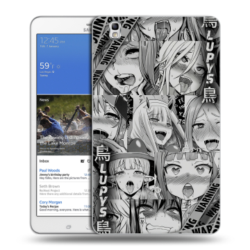 Силиконовый чехол на Samsung Galaxy Tab Pro 8.4 с принтом Ahegao Ахегао Аниме