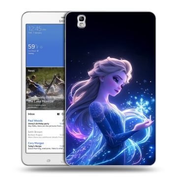 Силиконовый чехол на Samsung Galaxy Tab Pro 8.4 с принтом Холодное сердце Frozen Силиконовый чехол на Samsung Galaxy Tab Pro 8.4 с принтом Холодное сердце Frozen