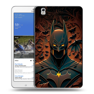Силиконовый чехол на Samsung Galaxy Tab Pro 8.4 с принтом Batman Бэтмен