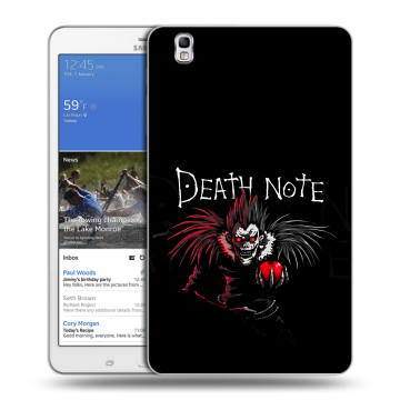 Силиконовый чехол на Samsung Galaxy Tab Pro 8.4 с принтом Death note Тетрадь смерти