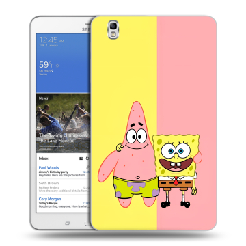 Силиконовый чехол на Samsung Galaxy Tab Pro 8.4 с принтом Спанч боб Спанчбоб Силиконовый чехол на Samsung Galaxy Tab Pro 8.4 с принтом Спанч боб Спанчбоб