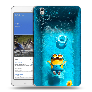 Силиконовый чехол на Samsung Galaxy Tab Pro 8.4 с принтом Миньоны