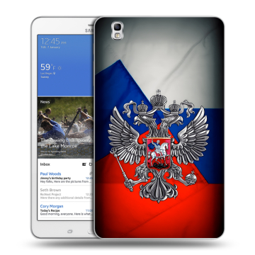 Силиконовый чехол на Samsung Galaxy Tab Pro 8.4 с принтом Флаг России Силиконовый чехол на Samsung Galaxy Tab Pro 8.4 с принтом Флаг России