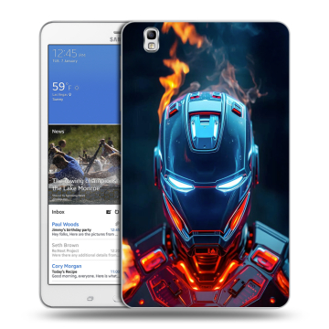 Силиконовый чехол на Samsung Galaxy Tab Pro 8.4 с принтом IronMan Железный человек