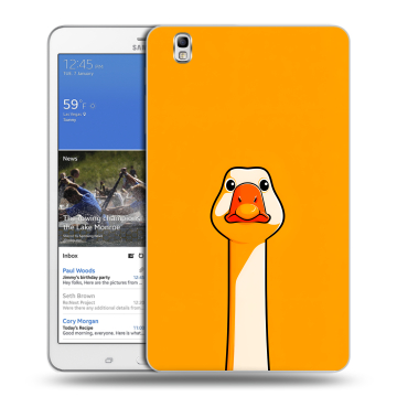Силиконовый чехол на Samsung Galaxy Tab Pro 8.4 с принтом Смешная утка