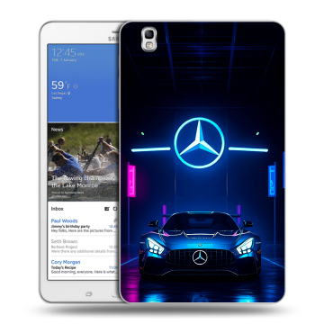 Силиконовый чехол на Samsung Galaxy Tab Pro 8.4 с принтом Mercedes Мерседес Силиконовый чехол на Samsung Galaxy Tab Pro 8.4 с принтом Mercedes Мерседес