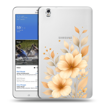 Силиконовый чехол на Samsung Galaxy Tab Pro 8.4 с принтом для девушки