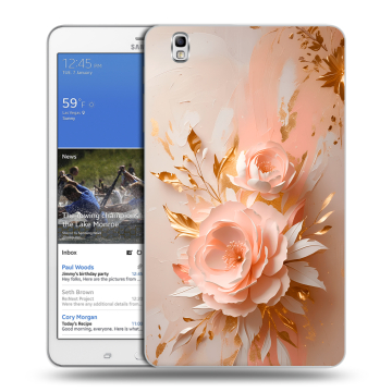 Силиконовый чехол на Samsung Galaxy Tab Pro 8.4 с принтом женский