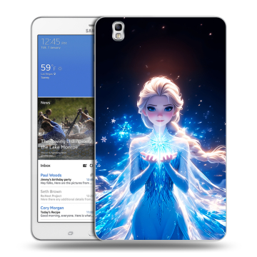 Силиконовый чехол на Samsung Galaxy Tab Pro 8.4 с принтом Холодное сердце Frozen Силиконовый чехол на Samsung Galaxy Tab Pro 8.4 с принтом Холодное сердце Frozen