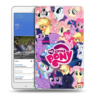 Силиконовый чехол на Samsung Galaxy Tab Pro 8.4 с принтом My little pony Дружба чудо