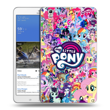 Силиконовый чехол на Samsung Galaxy Tab Pro 8.4 с принтом My little pony Дружба чудо Силиконовый чехол на Samsung Galaxy Tab Pro 8.4 с принтом My little pony Дружба чудо