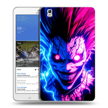 Силиконовый чехол на Samsung Galaxy Tab Pro 8.4 с принтом Death note Тетрадь смерти