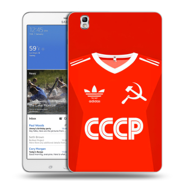 Силиконовый чехол на Samsung Galaxy Tab Pro 8.4 с принтом Флаг Герб СССР