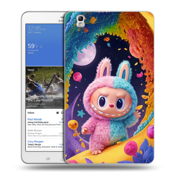 Силиконовый чехол на Samsung Galaxy Tab Pro 8.4 с принтом Labubu Лабубу