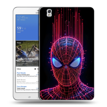 Силиконовый чехол на Samsung Galaxy Tab Pro 8.4 с принтом Spiderman Человек паук Силиконовый чехол на Samsung Galaxy Tab Pro 8.4 с принтом Spiderman Человек паук